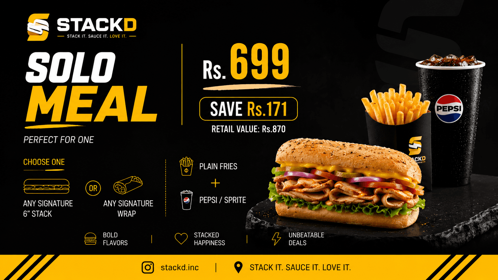 Solo Meal Deal